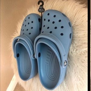 Blue Classic Crocs